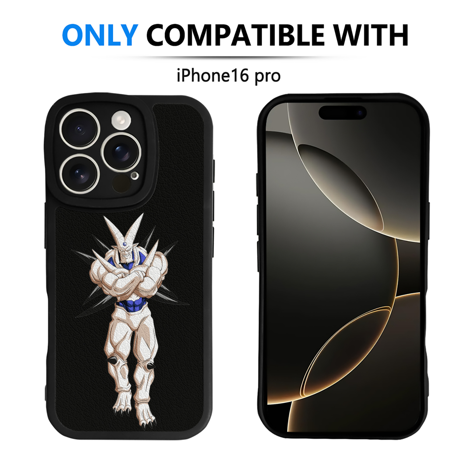 （画像用） ドラゴンボール DRAGON BALL 【iPhone 16シリーズ対応】シリコンスマホケース（レザー調） 材質：シリコン